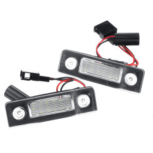 2 Stück LED-Nummernschildbeleuchtung Weiß für Skoda Octavia II Facelift 2009–2012