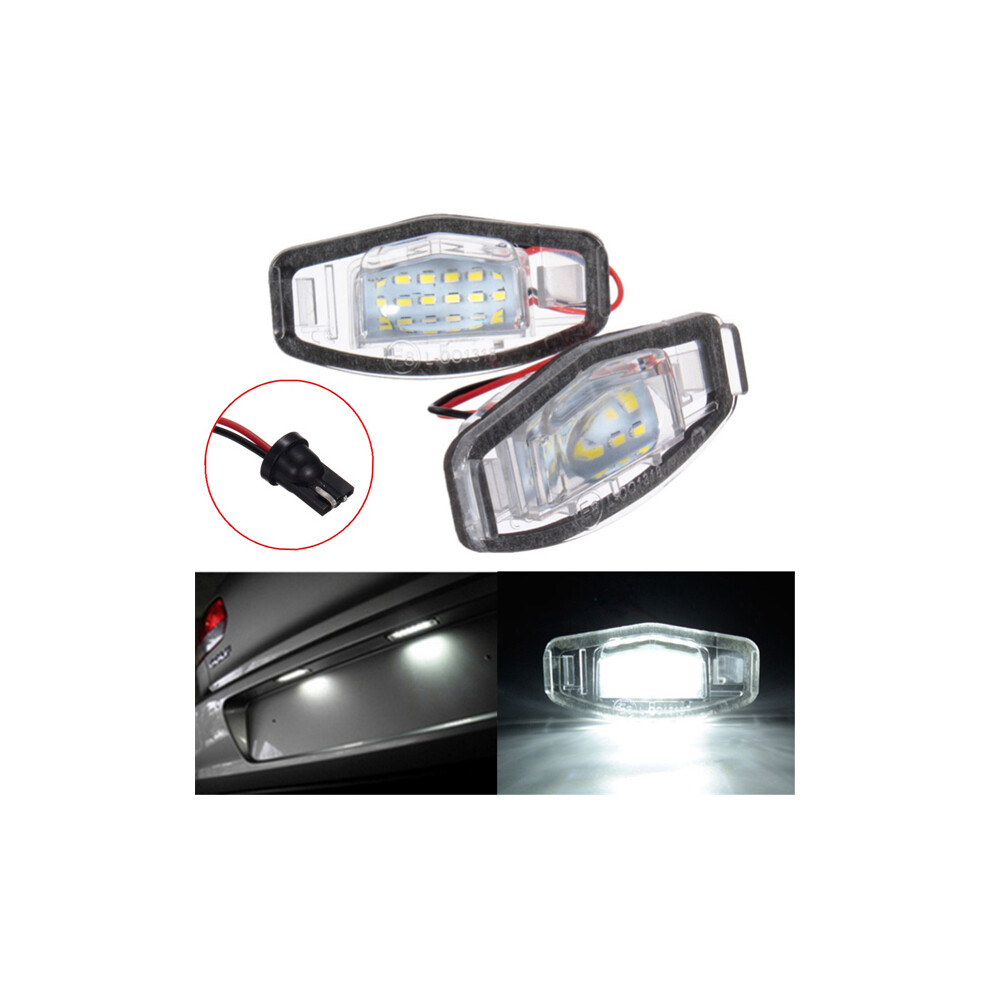2X Luz De MatríCula Led Para Honda Civic Accord Odyssey Pilot Acura Tl Tsx Mdx-image
