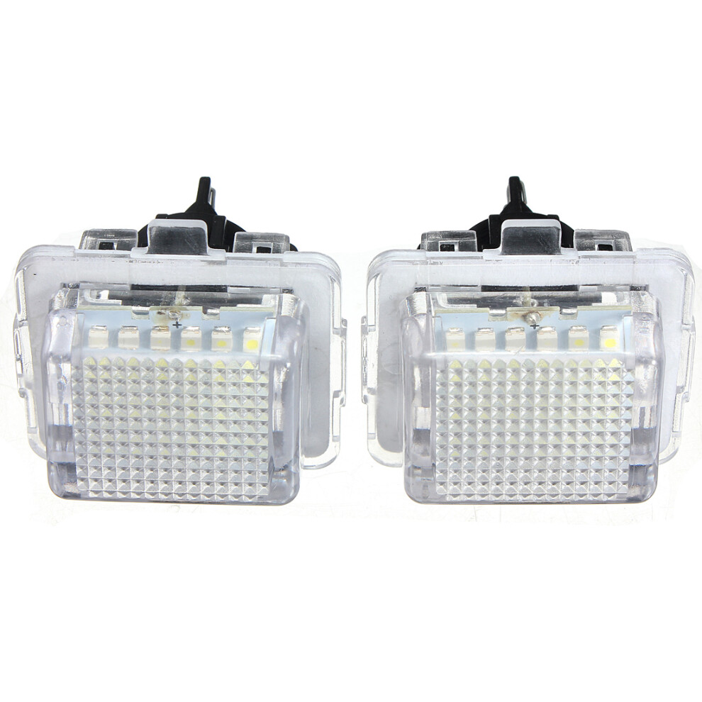 2X 18 Smd Led License Number Plate For Benz W204 W221 W212 W216 Light 191466648902