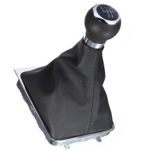 Neuer 5-Gang-Schaltknauf mit Schaltmanschette und Rahmen für VW PASSAT B6 B7 CC (05–13)