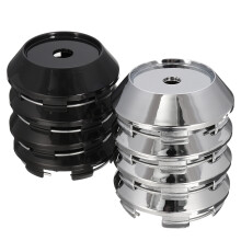 Nuevos 4 piezas universales de tapas para centros de ruedas de coche de ABS cromado de 68 mm