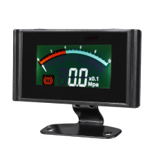 Car LCD Digitaal 0~1.0mpa Lucht Drukmeter Barometer 12V24V Voor Vrachtwagen/SUV