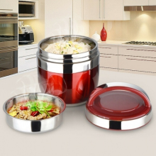 Nieuwe 1,2 L 1,5 L RVS Thermische Lunchdoos Bento Voedselcontainer Opslagtassen