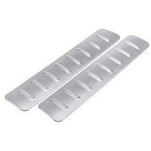 2 stuks RVS achterklep inlegstukken voor Range Rover Evoque 11 - 18, bagageruimte schuurplaten