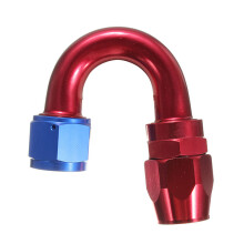 Aluminium 180 Graden Racing Swivel Slang Einde Aansluiting AN4-AN12