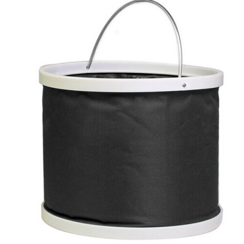 9 L Halte - Eimer Multifunktionaler Tragbarer Eimer Auto - Waschein Eimer Oxford - Stoff Eimer 2