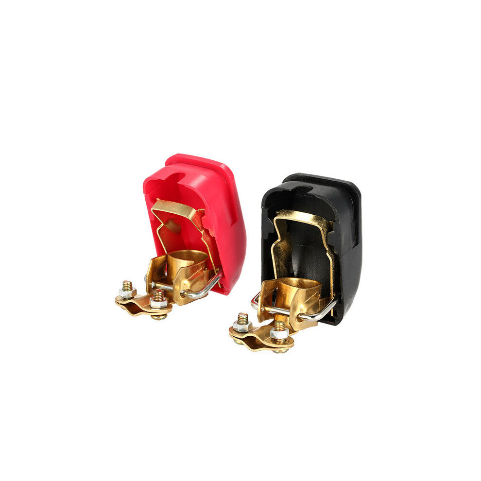 Pair Of 12V Quick Release Battery Terminals Clamps For Car Caravan Boat Motor Home 605930673746