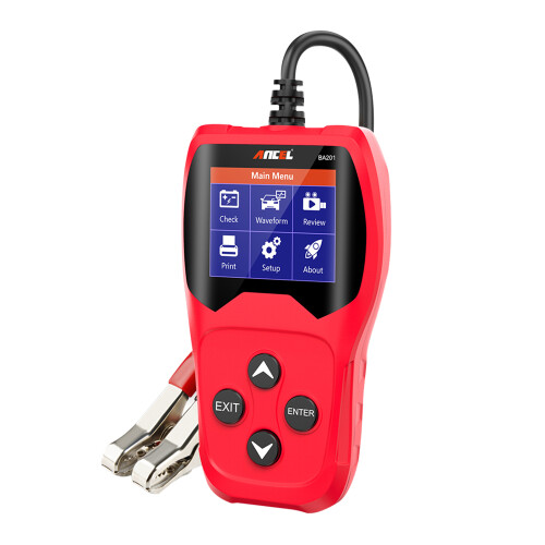Ancel BA201 Autobatterietester 12 V Analyzer 100 bis 2000CCA Start- und Ladeprüfer Diagnosetool Rote Version 1
