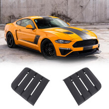 Neue schwarze Motorhaubenbelüftungswärmeabzüge Abdeckung für 2018–2019 Ford Mustang 422083