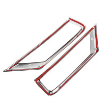 Neue 2 Stück ABS Chrom Nebelscheinwerferabdeckung Trim vorne für VW Tiguan mk2 2016 2017 2018