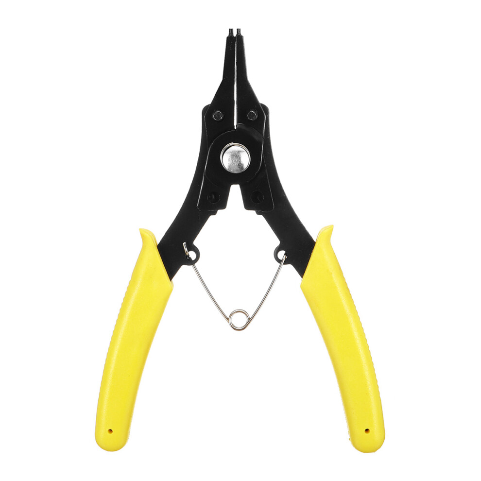 4 In 1 Circlip Snap Ring Pliers Four Headed Pliers Fastener Shaft Crimping Tool 762179032069