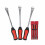 New 3pcs Spoon Motorcycle Tire Irons Changing Rim Protector Tool Combo With Case 5