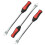 New 3pcs Spoon Motorcycle Tire Irons Changing Rim Protector Tool Combo With Case 2