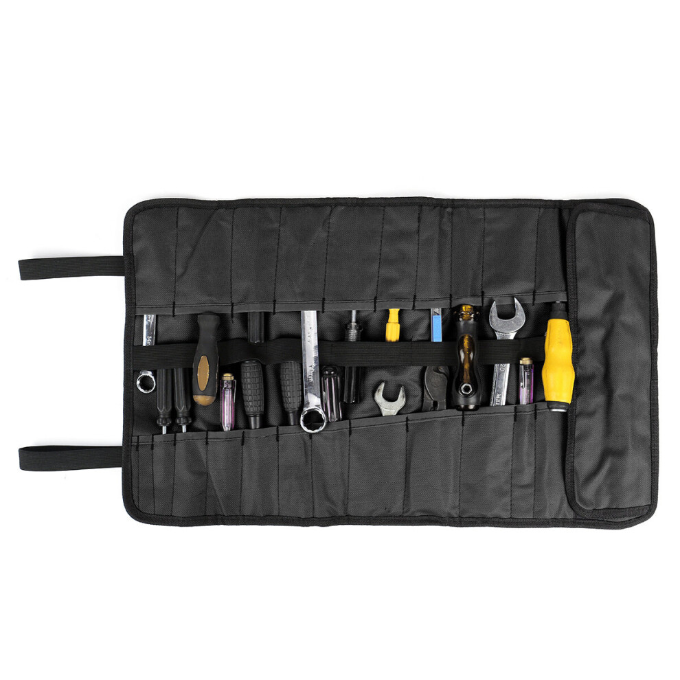Oxford Cloth 22 Slots Pocket Chef Bag Roll Carry Case Portable Storage 7305031224719