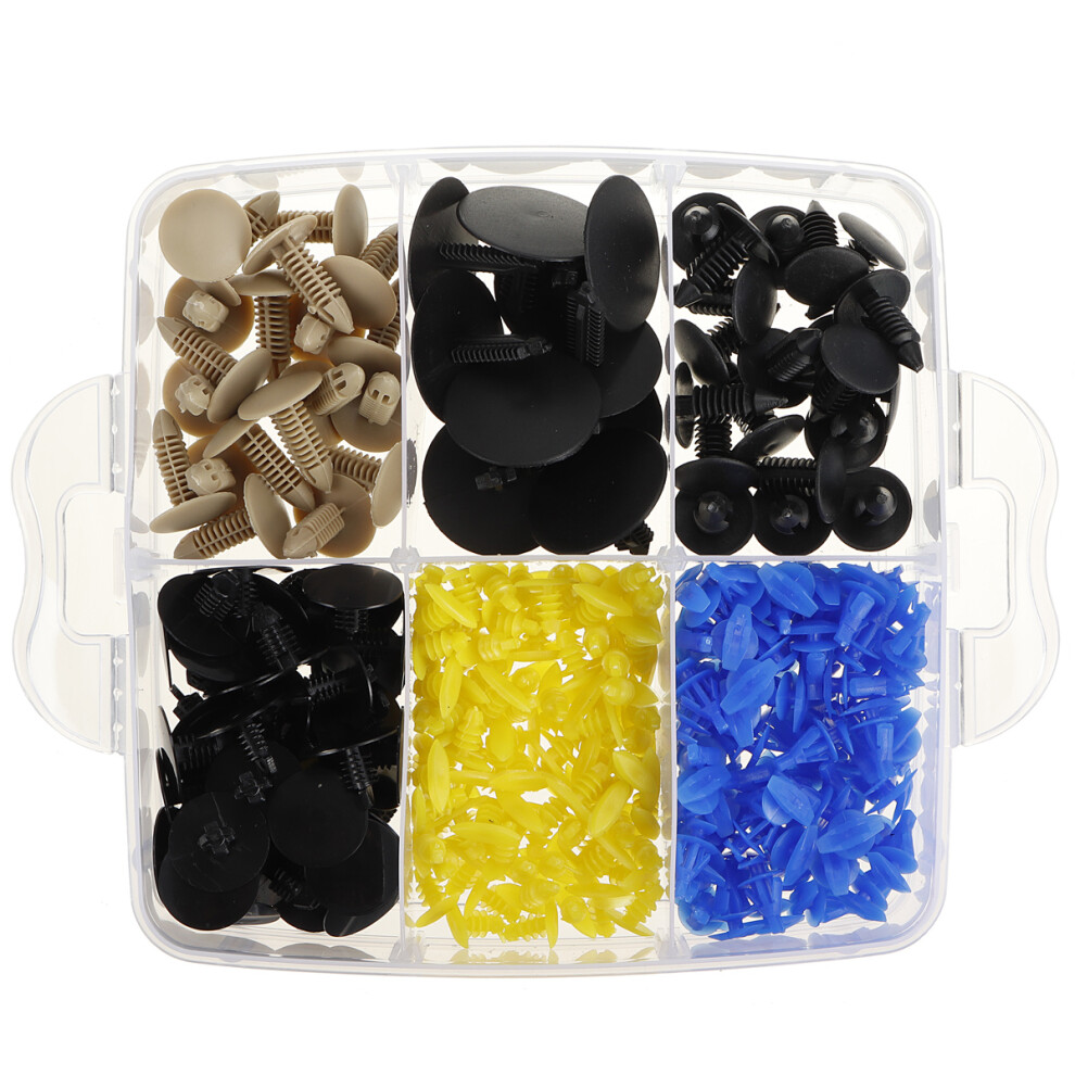 620Pcs Set Bumper Clip Plastic Fasteners Fender Pin Clips Repair 24 Kinds Rivet Retainer Puller Screwdriver Tool 9772045849722