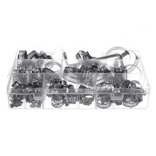 Neue 61-teiliges Sortiment Edelstahl Schlauchschellen-Kit mit Clips ohne Treiber-Set