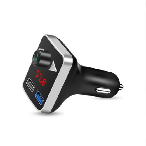 Car Charger MP3 Player bluetooth 4.2+EDR Stereo A2DP FM Transmitter LED Screen Support Hands-free USB 1