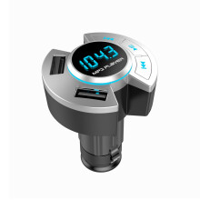 BT17 Auto Bluetooth 5. 0 Freisprech FM Transmitter Kit Drahtloser Modulator TF U MP3 Spieler Auto USB Ladegerät