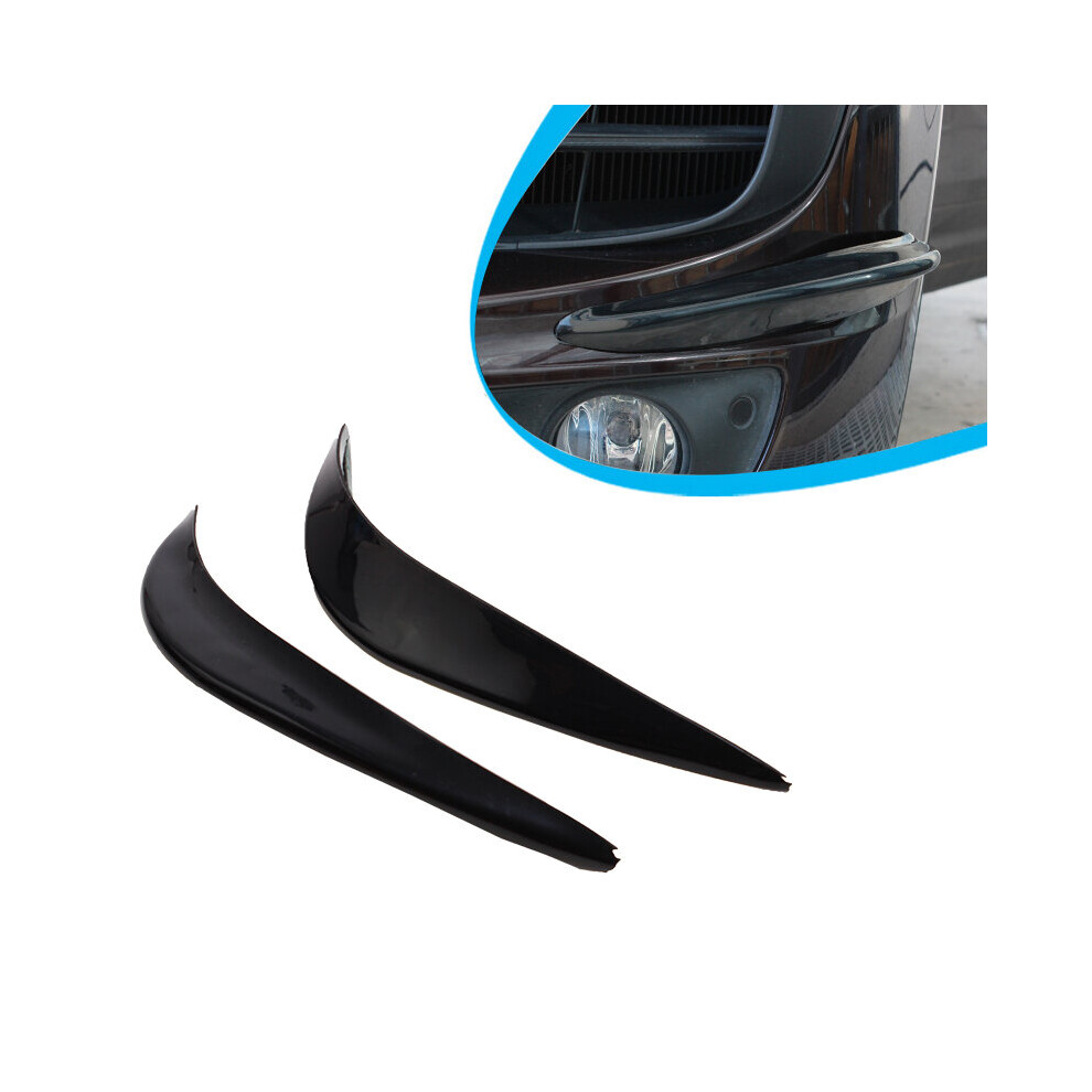 Shunwei Pair Pvc Bumper Strips Anti-Collision Strip For Front Rear Car 780449172093