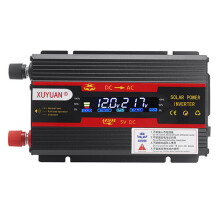 XUYUAN 1000 W US/EU Stecker 12 V/24 V auf 220 V 10–15 V Auto-Inverter Auto-Konverter Solar-Power-Inverter modifizierte Sinuswelle mit LCD-Display