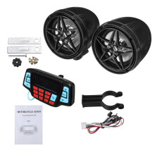 Neues 3-Zoll BT-Motorrad-Audiosystem USB SD FM-Radio MP3-Lautsprecher 12 V