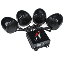 Neues 1000 W Motorrad Bluetooth 4 Lautsprecher Audio Stereo System MP3 ATV UTV wasserdicht