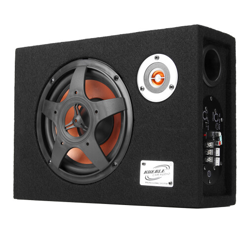 480w Slim Under Seat Powered Subwoofer Car Amplifier 1