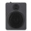 Subwoofer Ativo de 8 Polegadas 600W Ultra-Fino Caixa de Graves Amplificador Sub Amp 4