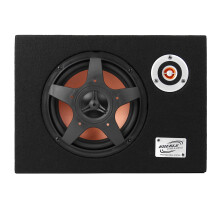 480 W kapea istuimen alla oleva virtajohtoinen subwoofer-autovahvistin