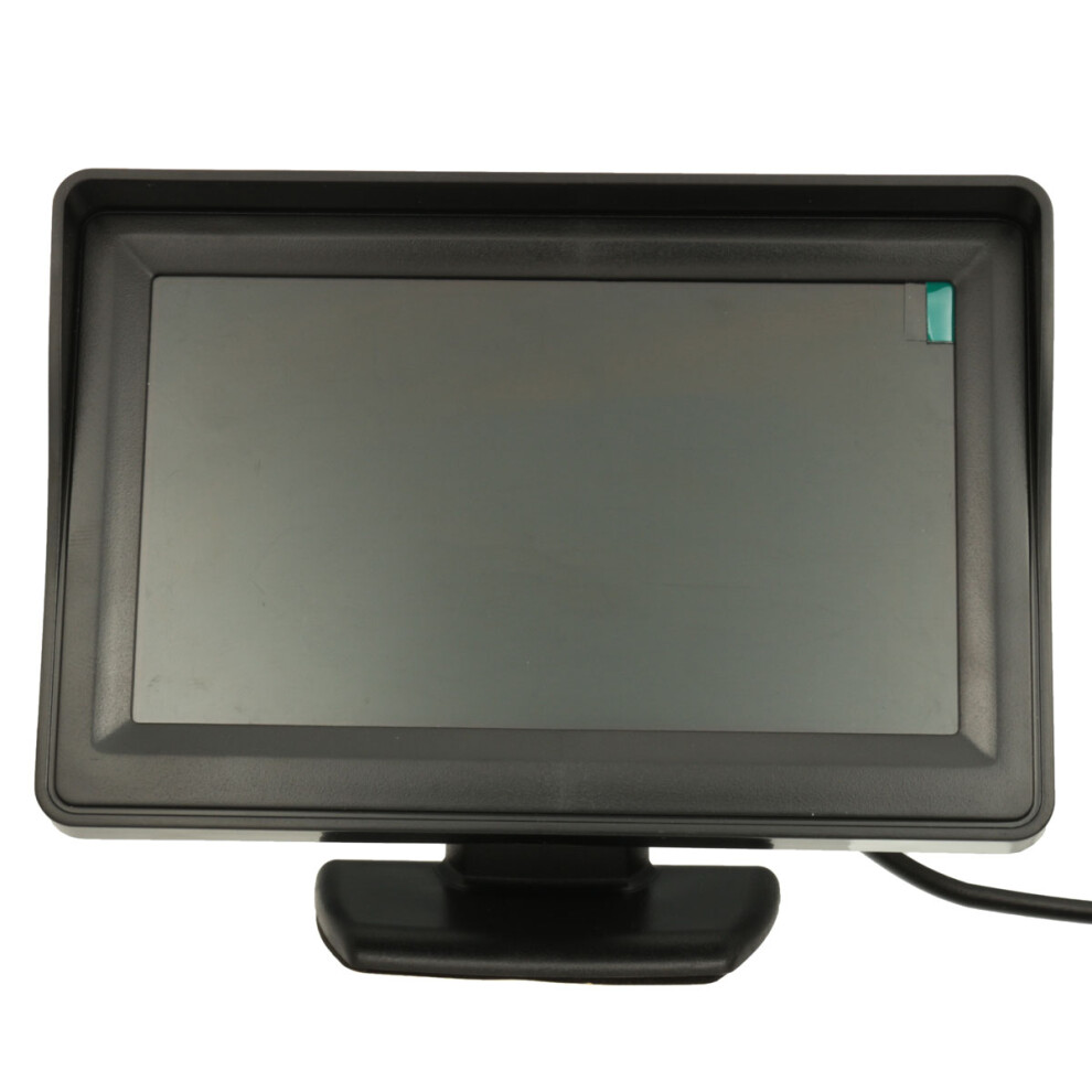 4.3 Inch Car Tft Lcd Display Rear View System Kit Monitor Night Vision Reversing Camera Waterproof 4894462556818