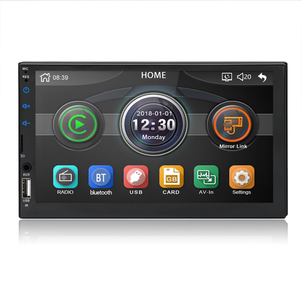 7049D 7 Inch 2 Din Wince Car Mp5 Player Fm Radio Stereo Hd Touch Screen Usb Aux Bluetooth In Dash Support Camera 600380401512