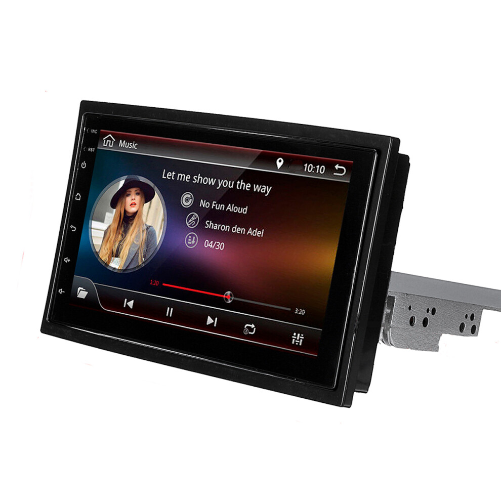 7 Inch 1 Din Android 8.1 Car Stereo Radio Multimedia Player Adjustable Screen Quad Core 1Gb+16Gb Gps Wifi Bluetooth Fm 651354134257