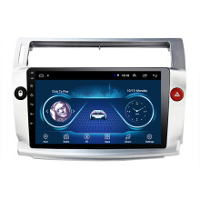 9 Zoll 2Din Android 9. 1 Autoradio Multimedia-Player Quad-Core 1+16 g WIFI GPS Navi FM für Citroen C4 C-Triomphe C-Quatre 2004–2009