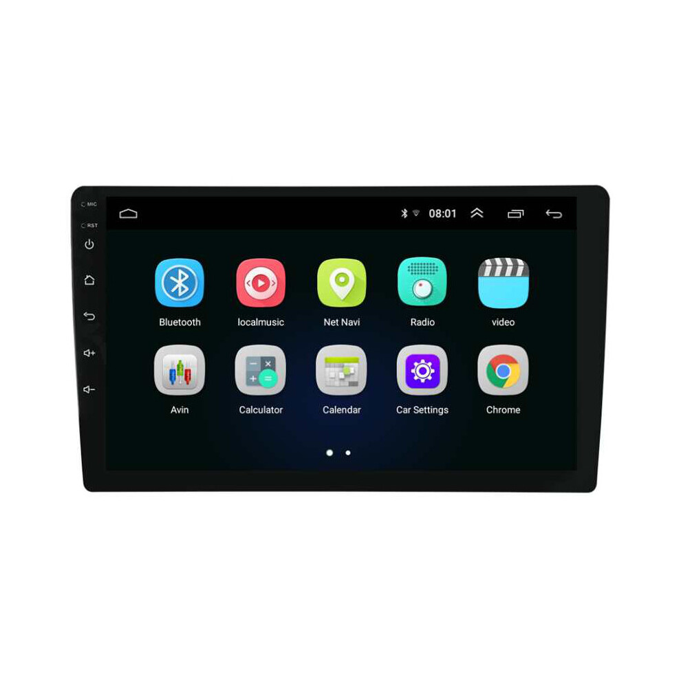 Universal 9 Inch For Android 8.1 Car Radio 1G+32G Multimedia Mp5 Player 2 Din Gps Wifi Bluetooth Fm Rear Camera 702248557635