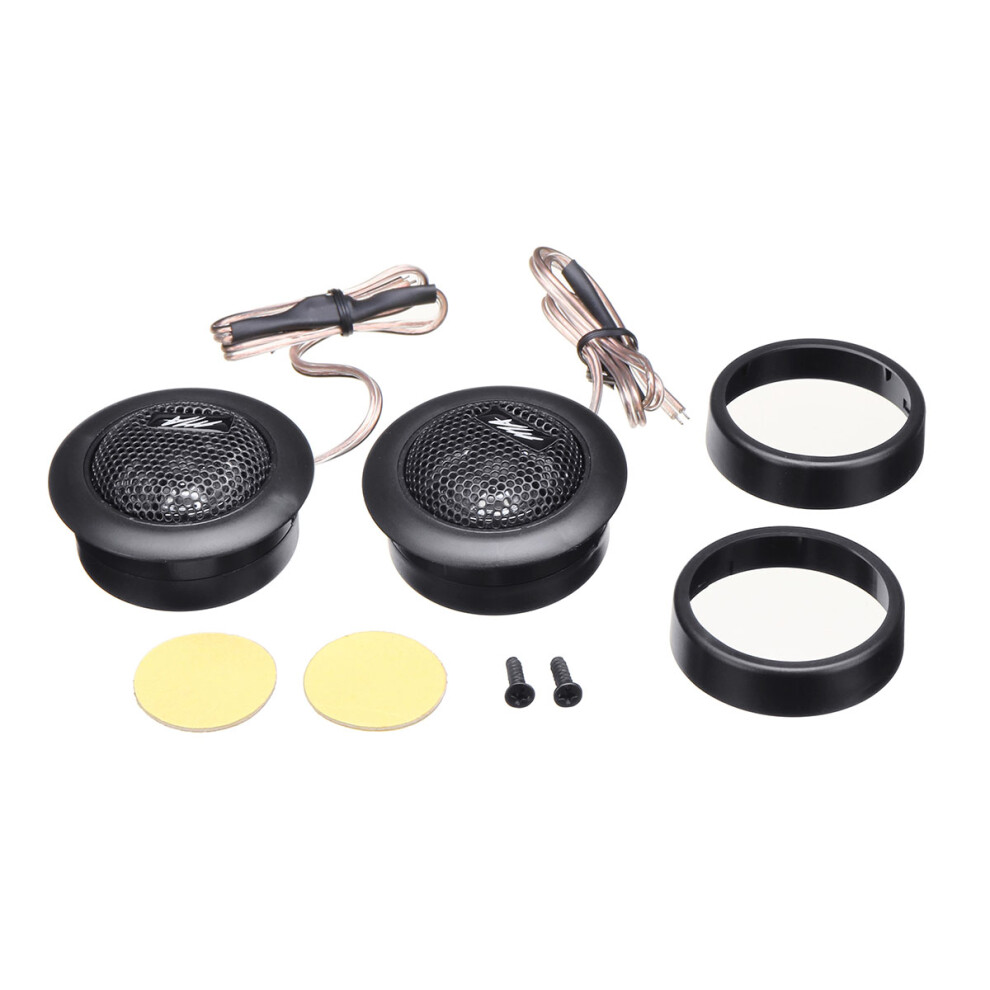 2Pcs 120W Micro Dome Tweeters Stereo Speaker 4 Ohm Micro Dome Balanced Music Audio 762179043065