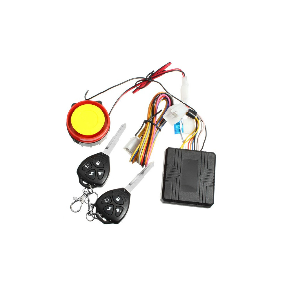 New 12V Motorcycle Anti Theft Alarm System Vibration Remote Control Security 762179063605