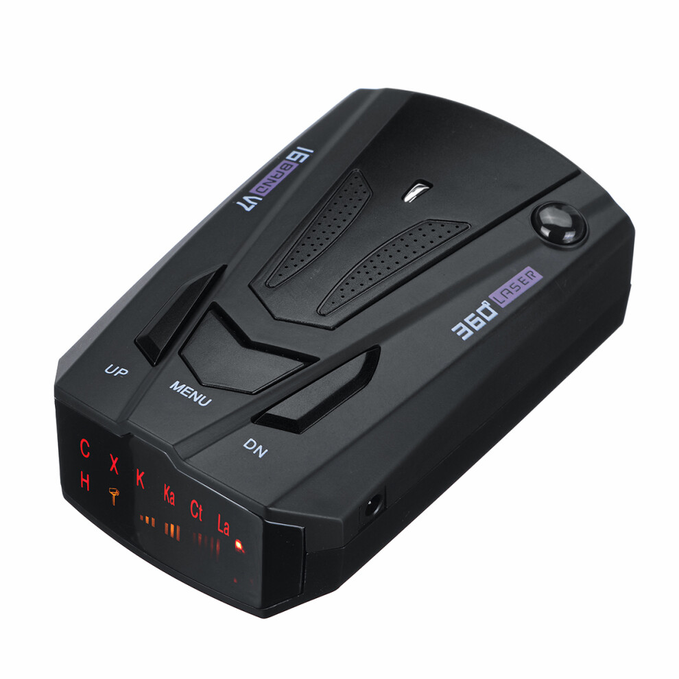 New Speed Radar Detector English/Russian Voice Alert 360 16 Band Auto Warning