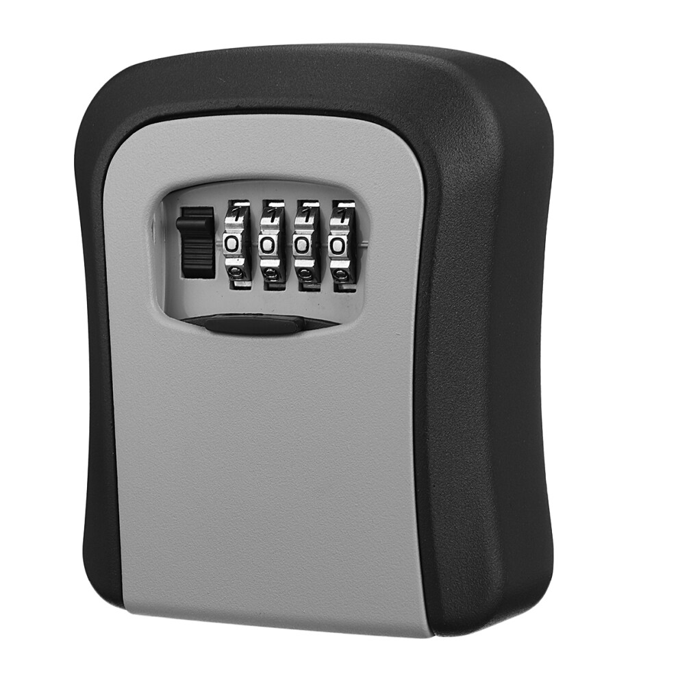 New 4 Digital Password Key Safe Combination Lock Storage Box Outdoor Wall Mounted 762179066347