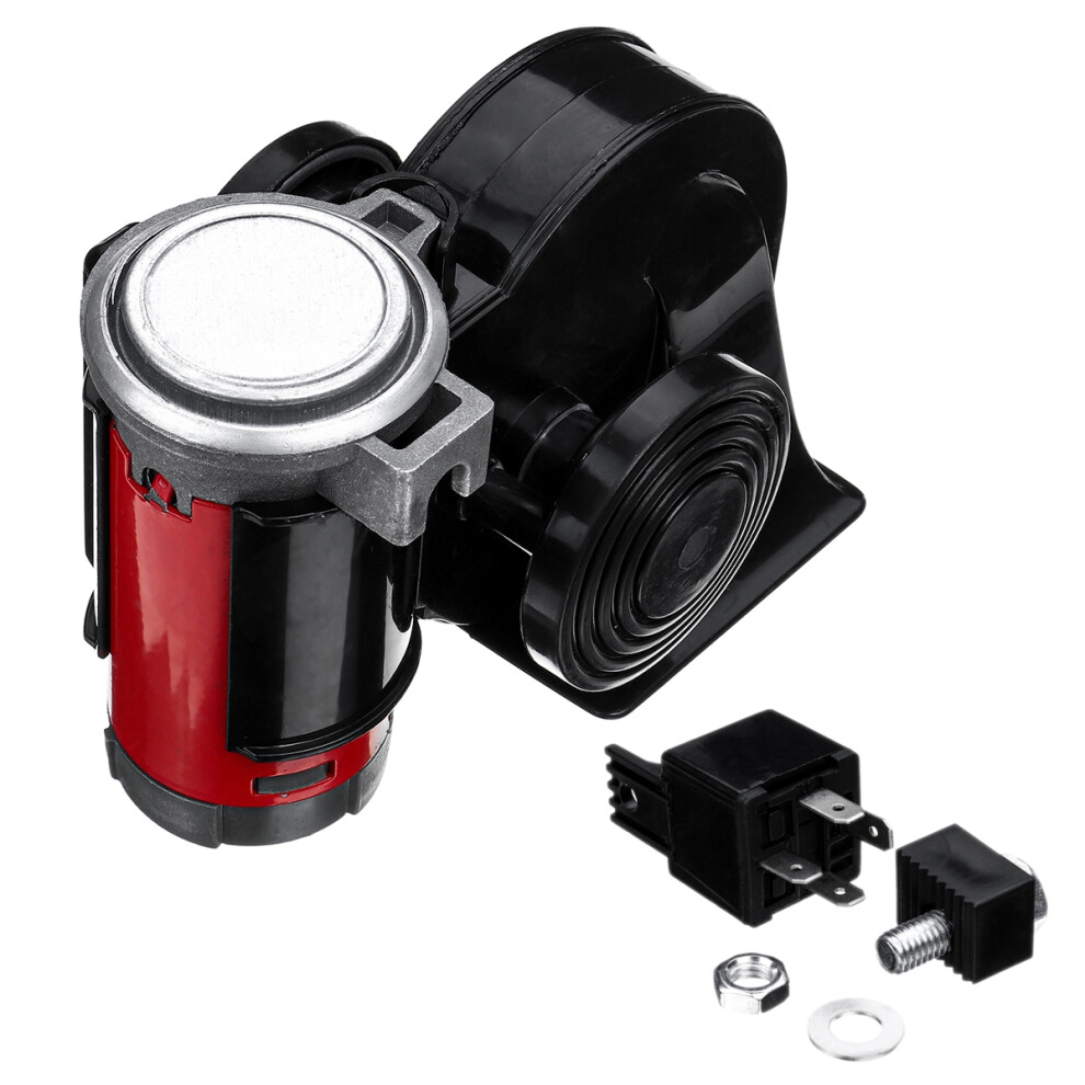 New 24V 139Db Electric Pump Air Horn Compact Dual Tone Loud For Vehicle Car Truck Taxi 762179067290