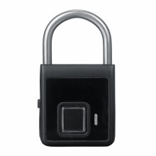 Neues Fingerabdruckschloss Smart Schlüsseloses Vorhängeschloss für Tür Tasche Wasserdicht USB-Ladung NEU