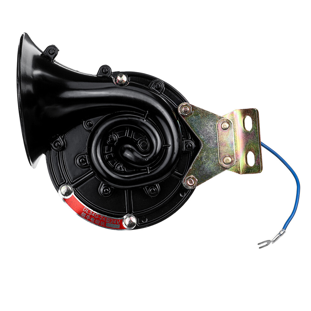 New Waterproof 24V 250Db Electric Bull Horn Super Loud Raging Sound Metal Universal 762179075646