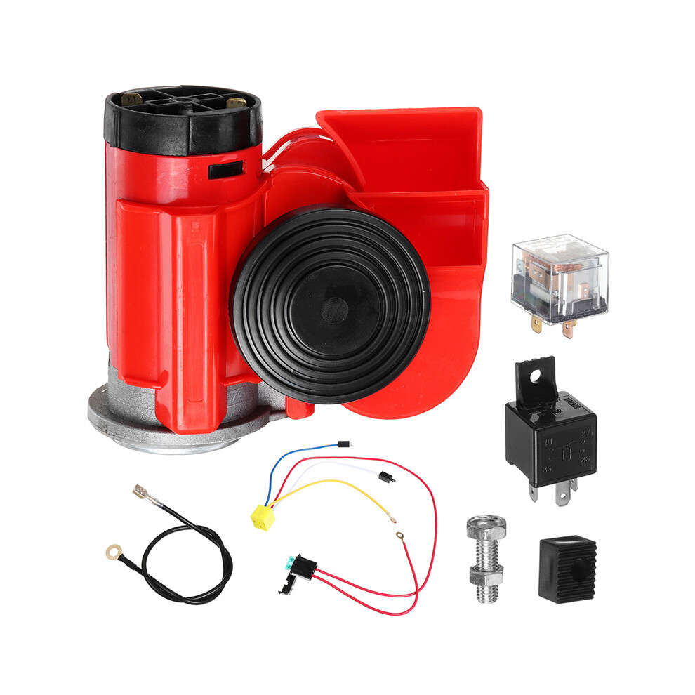 New 12V 150Db Loud Twin Dual Tone Snail Compact Air Horn For Car Motorcycle Trucks Boat 762179076001