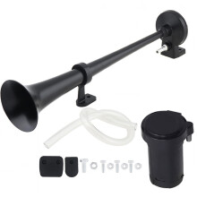 Neues 12 V/24 V 150DB Luftkompressor 3 Trompeten Zugluft-Horn Kit für Auto Lkw Zug Boot Motorrad