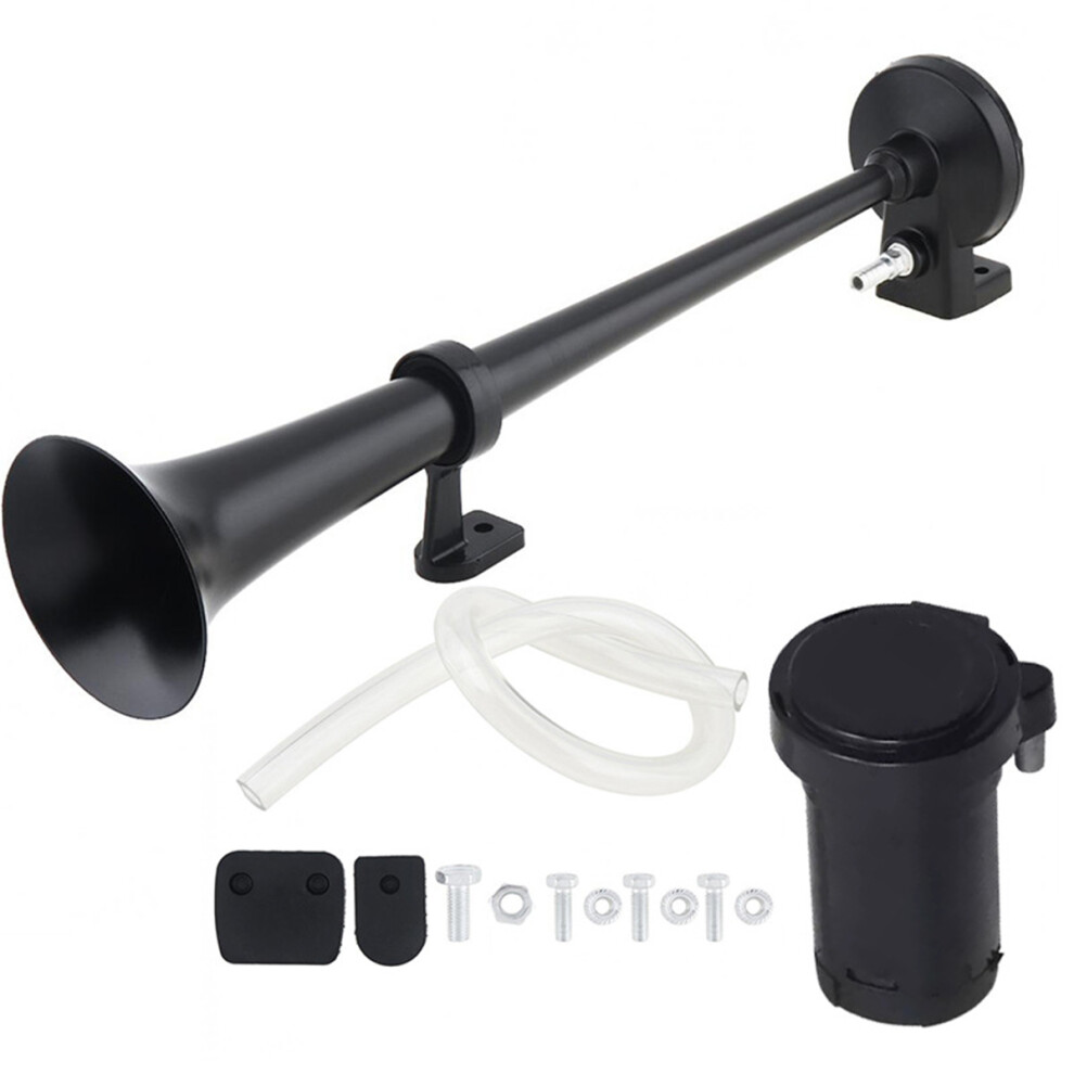 New 12V/24V 150Db Air Compressor 3 Trumpet Train Air Horn Kit For Car Truck Train Boat Motorcycle 762179076704