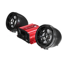 Neues 12 V Bluetooth-Motorrad-Audiosystem Lautsprecher Alarm MP3-Player FM-Radio
