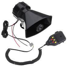 Neue 12 V 3 Soundaufnahme Auto Polizeisirene Horn + Mikrofon PA Lautsprechersystem Feueralarm