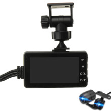 Neuer 3-Zoll 720P Motorrad DVR Rekorder HD Dualkamera versteckte Video Nachtsicht