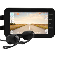 Neuer wasserdichter 1080p/720p Motorrad WIFI DVR MT003 4 Zoll IPS-Display Anti-Schütteln Dual-Aufnahme Fahrrekorder Dashcam