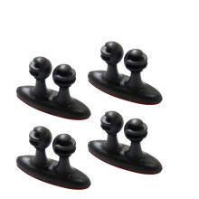 8pcs Clipe de Fio de Carro Suporte de Cabo USB Fixo Clampe de Carregamento Adesivo para Cabo de Carregador Auto Clipe de Laço de Cabo USB Fixador