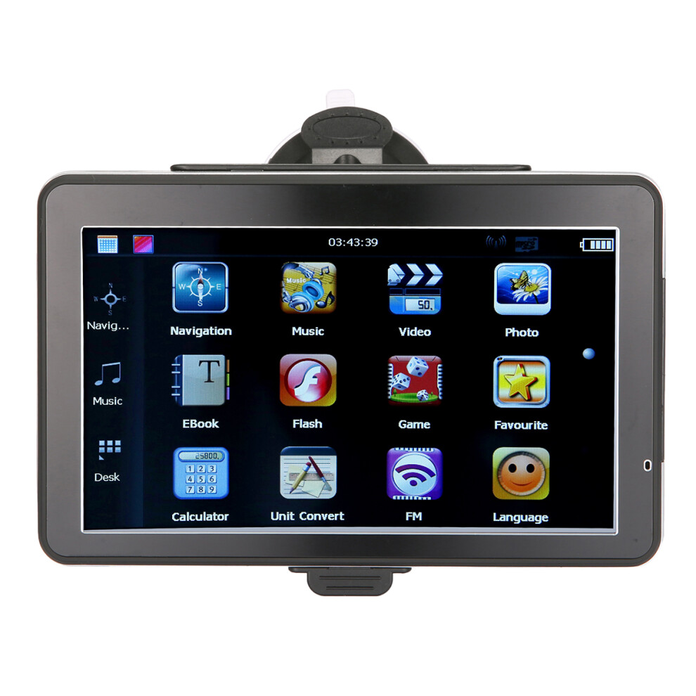 3D 7 Inch Car GPS Navigation LIFETIME FREE UPDAET MAP